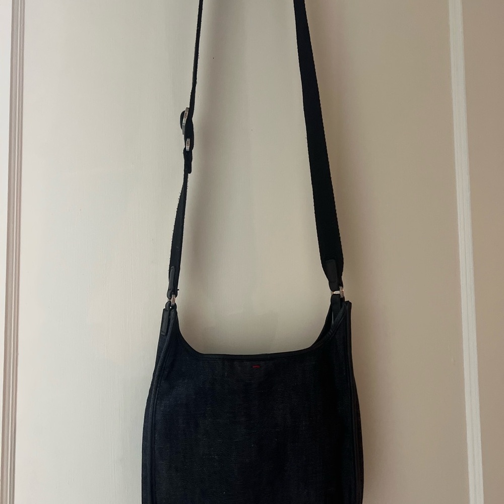 ELLEN DEGENERES Dark Chambray Shoulder Bag